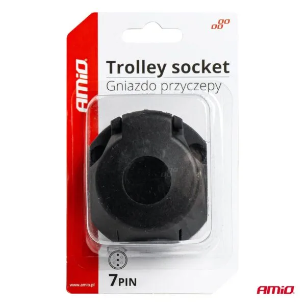 Adapter za prikolicu sa poklopcem 7PIN AMIO - Slika 4