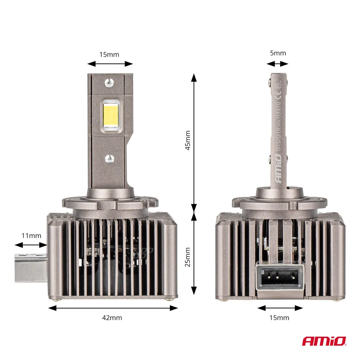 LED auto sijalica XD D1S D1R 6500K AMIO - Slika 3
