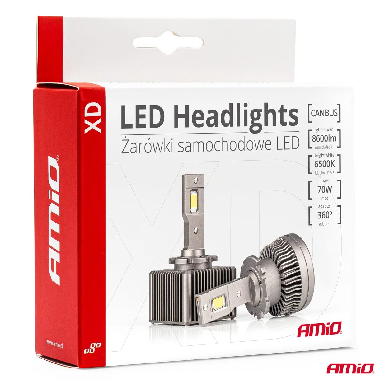 LED auto sijalica XD D1S D1R 6500K AMIO - Slika 6