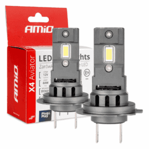 LED auto sijalica H7 H18 X4 Aviator CANBUS 6500K AMIO