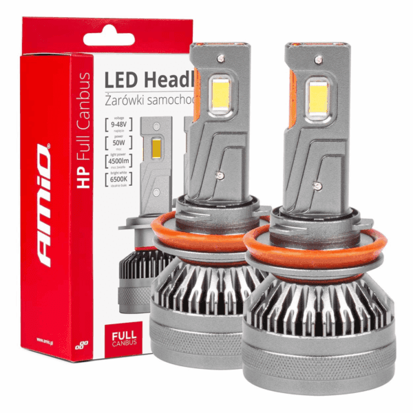 LED auto sijalica H8 H9 H11 H16 6500K Canbus