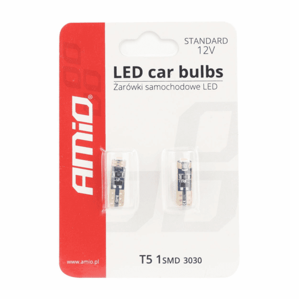 LED auto sijalica T5 W1W 1xSMD 5600K AMIO