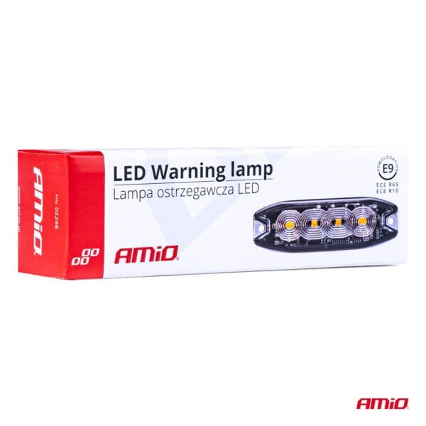 LED blinker AMIO 4X3W R65 R10 12/24V IP67 - Slika 3