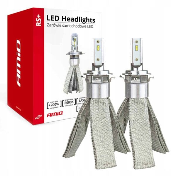 LED auto sijalica H7-6 RS+ 6000K AMIO