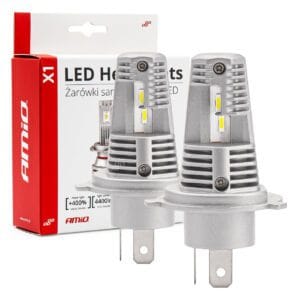 LED auto sijalica X1 H4 6500K AMIO