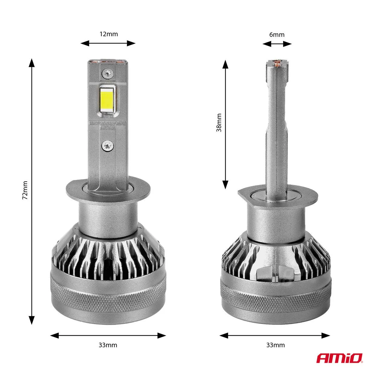 LED auto sijalica H1 HP canbus AMIO - Slika 3